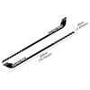 2PCS 200*20cm Sports Racing Stripe Pattern Car Stickers Car Body Side Skirt Decals Waterproof Auto Body Decoration Accessories