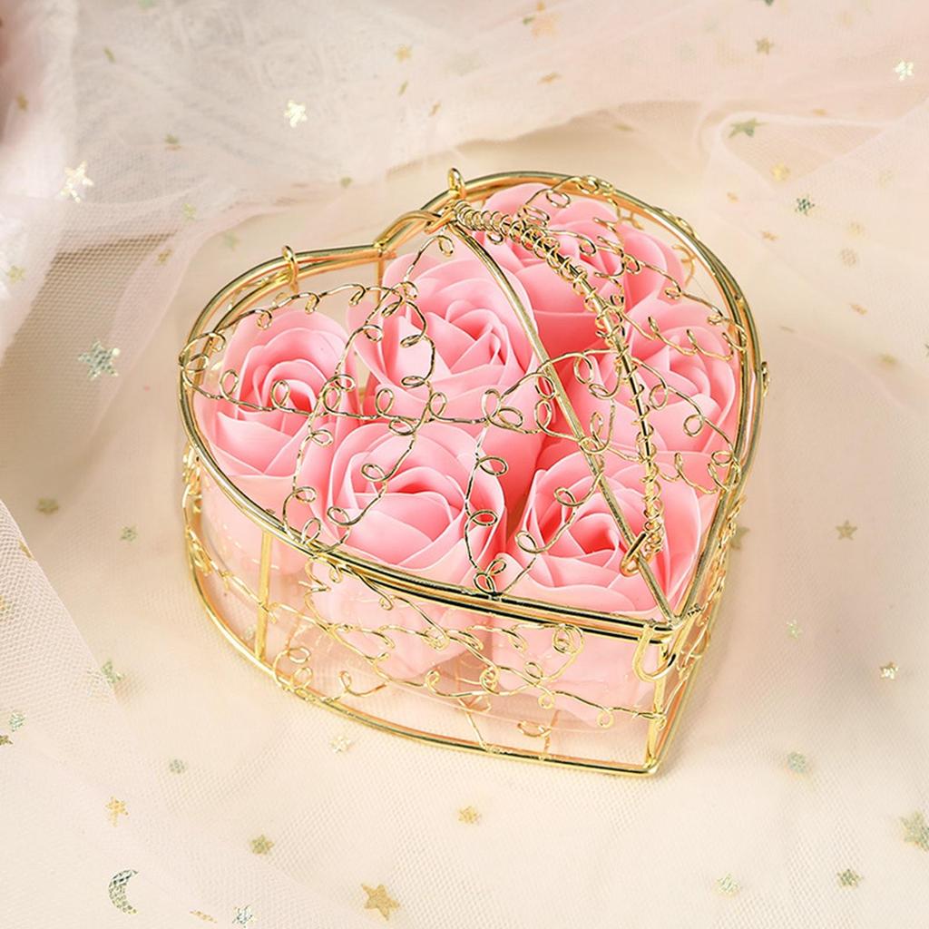 Artificial Rose Soap Decoration Scented Bath Gift for Her Girlfriend Women Girls
