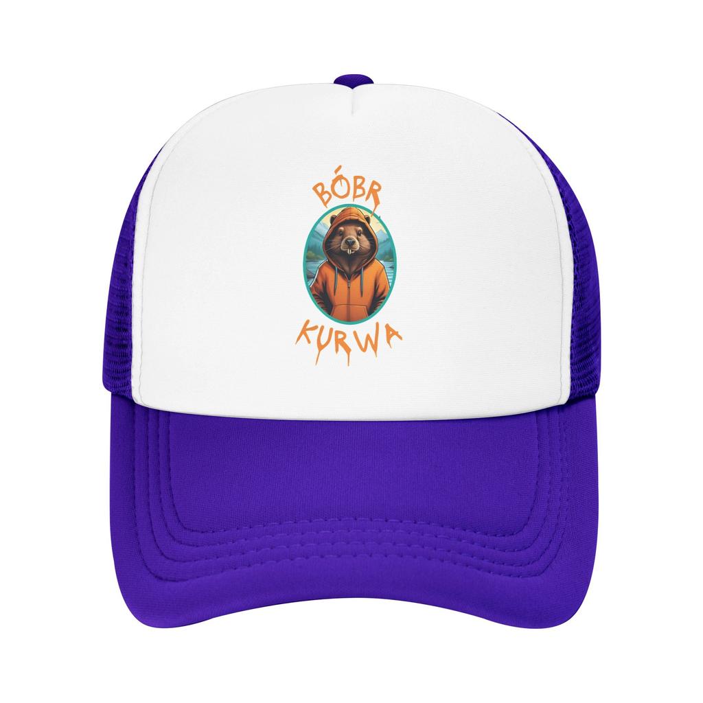 Bóbr Kurwa, The Polish Beaver  Mesh Sun Hats  Hiking Fishing Sun-Proof Baseball Caps Men Adult Streetwear Design Hip Hop Hats