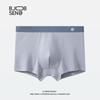 B.JOBSEN Men's Pure Cotton Breathable Boxer Briefs 2-Pack