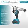 Yofidra 15000PSI 103Mpa Electric Grease Gun High Pressure Lubricating Oil Injector Machine Grease Gun For Makita 18V Battery Pin