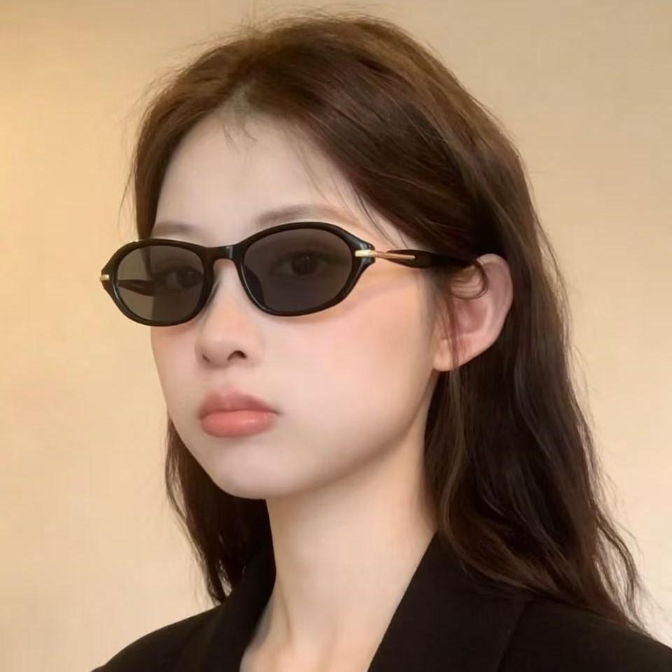 Tainai sunglasses women's high-end sense retro old money style casual can be equipped with degrees driving sunglasses men