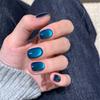 Gothic Red & Black Gradient Handmade Long False Nails