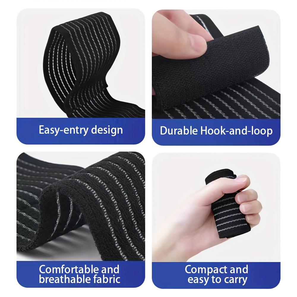 2pcs Set, Adjustable Wrist Support with Bandage, Black And Beige Available, One Size Fits All, Suitable for Cycling, Weightlifti