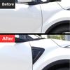 ABS Auto Kotflügel Vorne Motor Seite Air Vent Abdeckung Hai Kiemen Seite Vent Aufkleber für Toyota C-HR CHR 2016 2017 2018