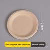 50pcs Disposable Thickened Round Paper Plate Biodegradable Household Dinner Plates Waterproof Oil Proof Eco Friendly Paper Tray