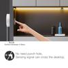 Under Cabinet LED Bar Light Linkable LED Strip Light With Penetrable Wood Touch Sensor Dimmable Switch For Kitchen Cabinet Shelf