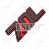 Car Styling DFETRY 3D Metal Chrome Zinc Alloy Adhensive Emblem 5.0L 5.7L 6.0L 6.2L 6.4L 7.0L Body Trunk Fender Badge Accessory
