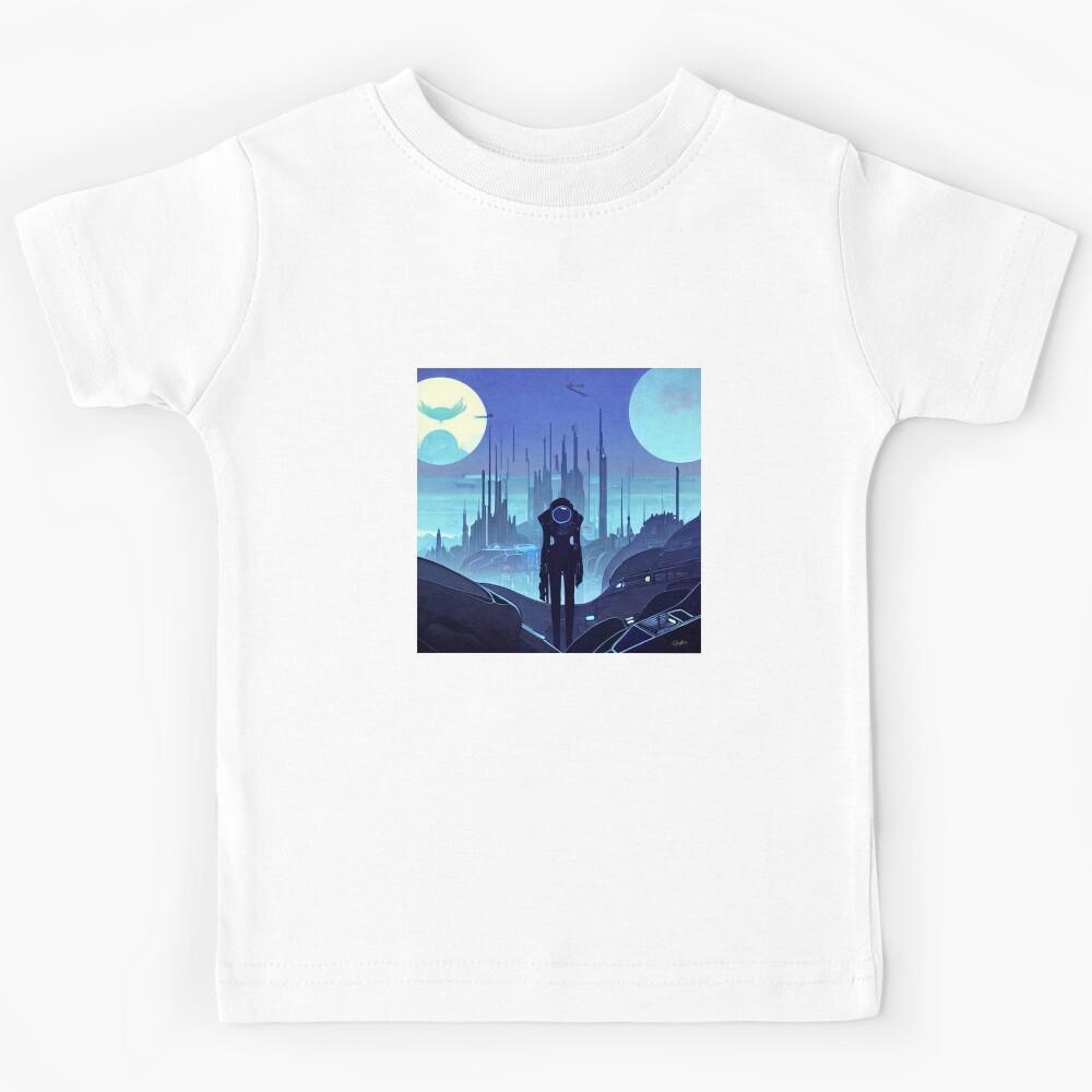 FUTURE CITY DRAWING #004 Kids T-Shirt 110