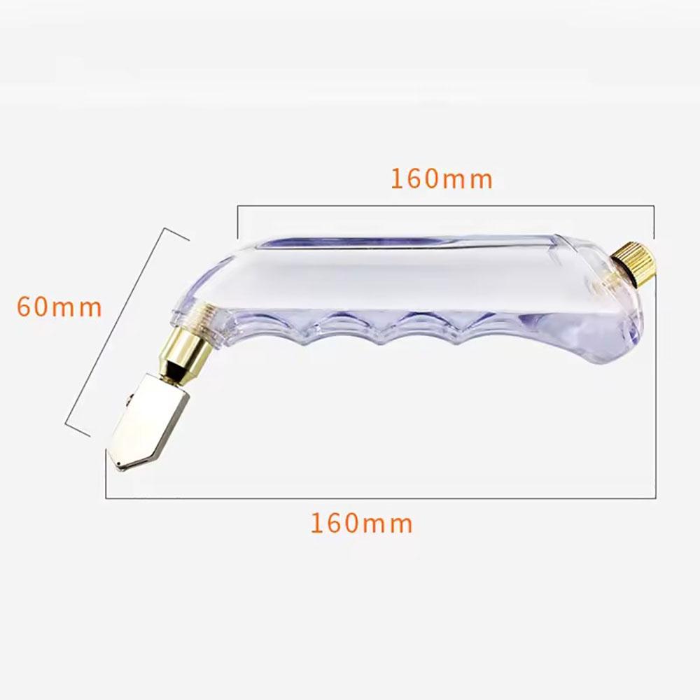 Professional Gun Type Glass Cutter, Ceramic Tile Cutting Tool, Lubricated Glass Cutter, Cemented Carbide Diamond Cutting Tool