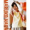 Toothpick Maru Maru and His Friends Color-Blocked Sports Sorona Long-Sleeve Quick-Dry T-Shirt Girls' Top Children's Clothing