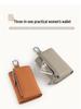 Genuine Leather Multifunctional Key and Coin Holder for Men and Women