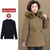 Winter Slimming Parka - Mid-Length Down Jacket for Middle-Aged & Elderly Women (2025 Style)