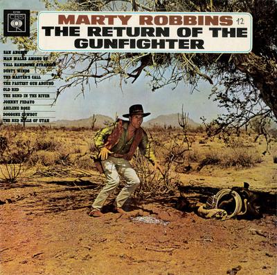 LP Record MARTY ROBBINS - The Return Of The Gunfighter SBPG62190 CBS 1965 UK Folk Used