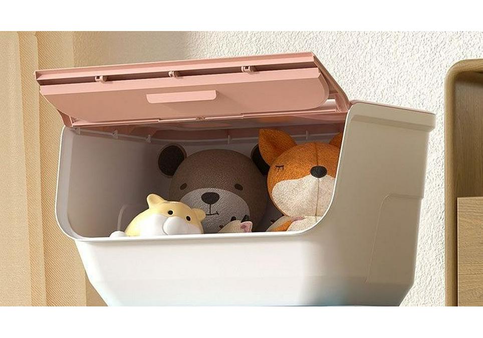 Children's Multi-Functional Flip-Top Storage Box