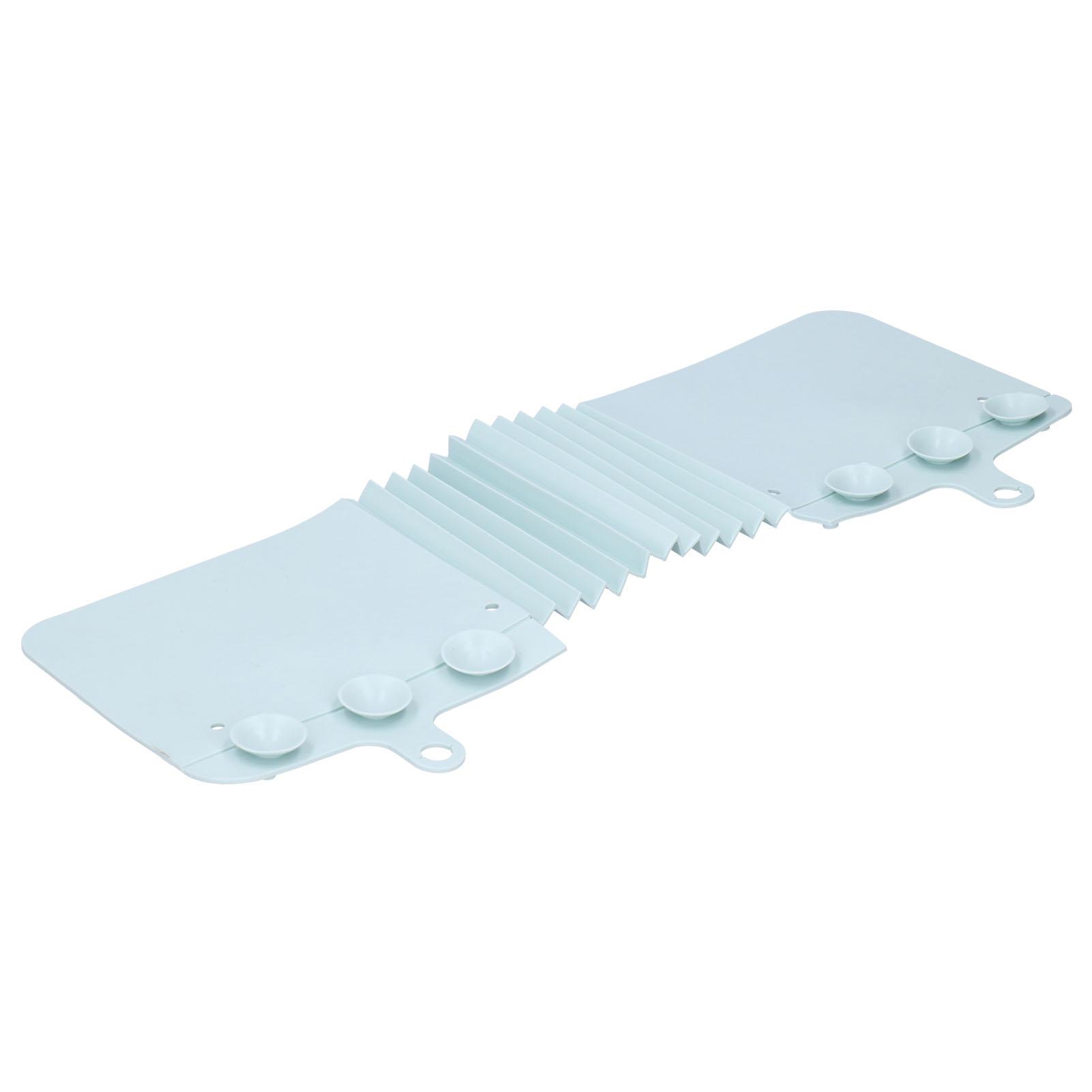 

Foldable Sink Splashing Guard with Suction Cups Water Baffle Board Kitchen AccessoryLight Blue светло-синий