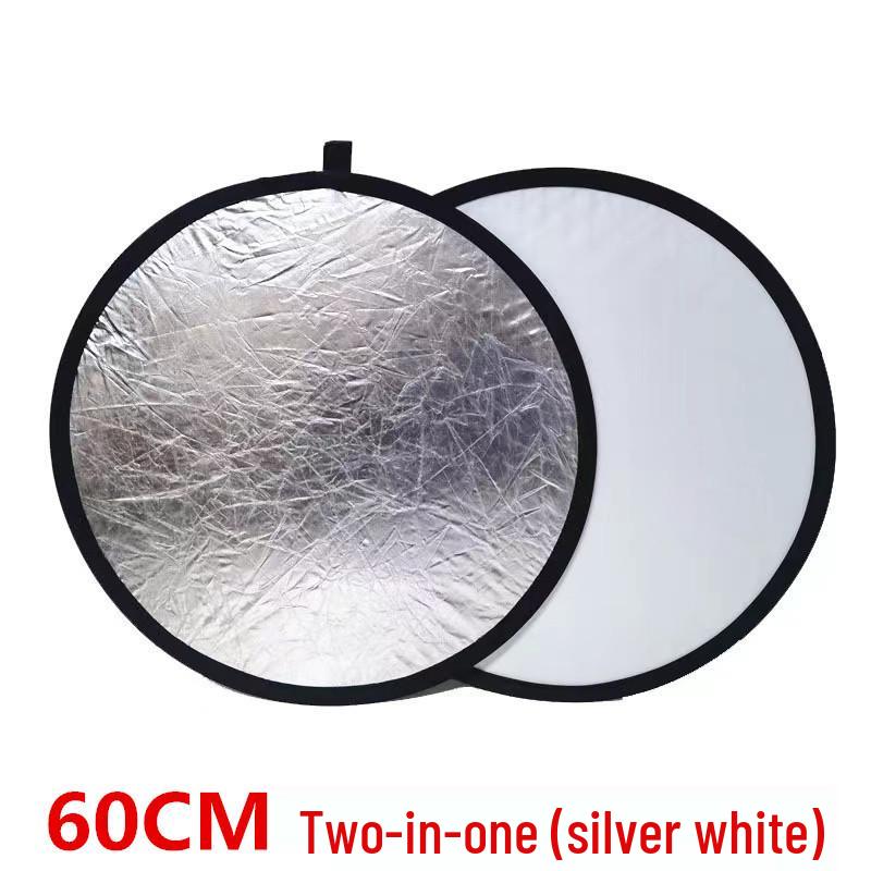 Round Foldable Portable Outdoor Photography Lighting Reflector for Beauty and Portrait Fill Light.
