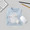 Cute Sweater Print Mouse Pad Office Dormitory PC Table Mat Portable Non-slip Rug Desktop Decoration