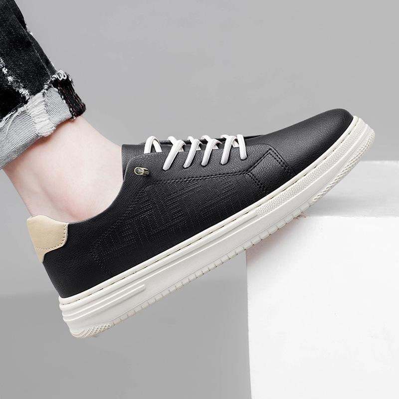 Herrenschuhe neu atmungsaktiv Low-Top Übergröße Board-Schuhe Herren Outdoor-Sportschuhe Außenhandel leicht lässig weiße Schuhe