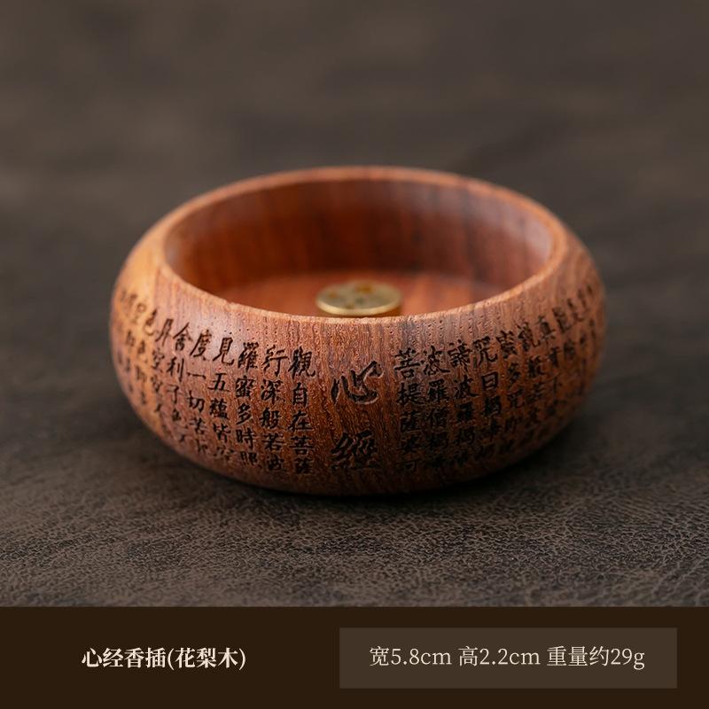 Ebenholz Räuchergefäß Poröser Sockel