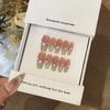 Spray Gun Gradient French Light Luxury Cat Eye Blush Steel Ball Water Drop Drill Advanced Patch