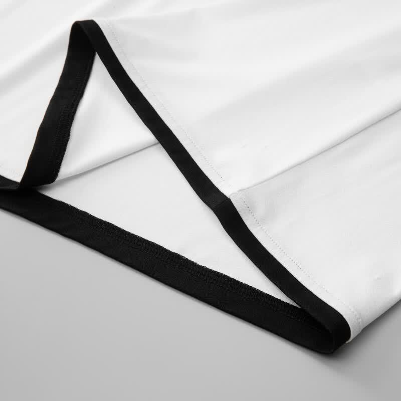 DIBINZE Men's Plus Size Breathable Stand Collar Polo Shirt