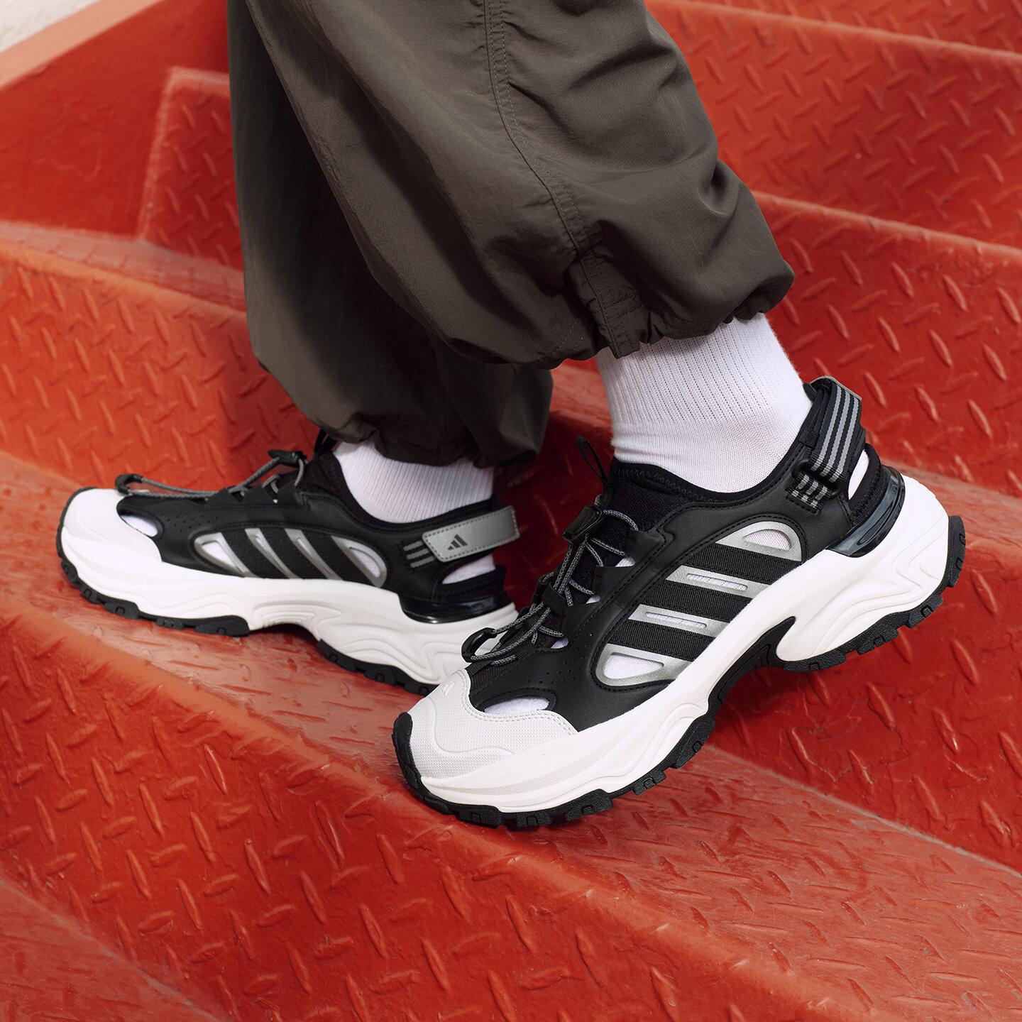 Adidas SNEAKER SANDAL Breathable River Trekking Shoes Unisex Black Whi 39