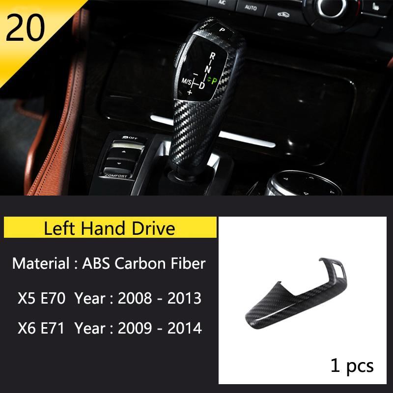 Chrome Car Styling Interior Button Panel Decoration Cover Trim Sticker Frame For BMW X5 X6 E70 E71 2008-2013 Auto Accessories