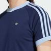 adidas Premium Cali Skin-Friendly Breathable Soft Comfortable Short Sleeve T-Shirt Men Tops Night-Blue JC6362