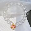 10mm Natuurlijk Wit Kristal Ontwerp Armband Armband