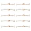 10Pcs Button Cheongsam Knot Button Fasteners Chinese Closures Buttons for Chinese Cloaks Dress Sewing Craft Project