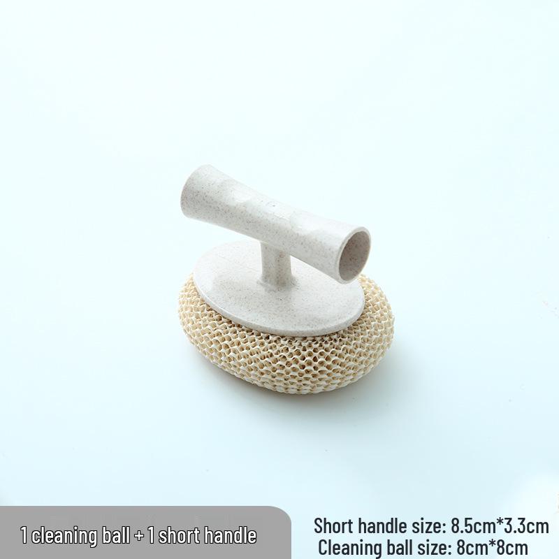 

Nano Steel Wool Dish Brush – Non-Scratch, Long Handle for Household Pots & Pans