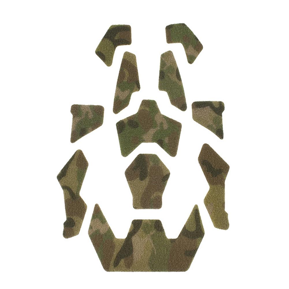 1 Set Taktische Airsoft-Helm-Aufnäher Universelles Außenband Helm Klettverschluss-Aufkleber-Set für Schnelle Helme Magic Sticker