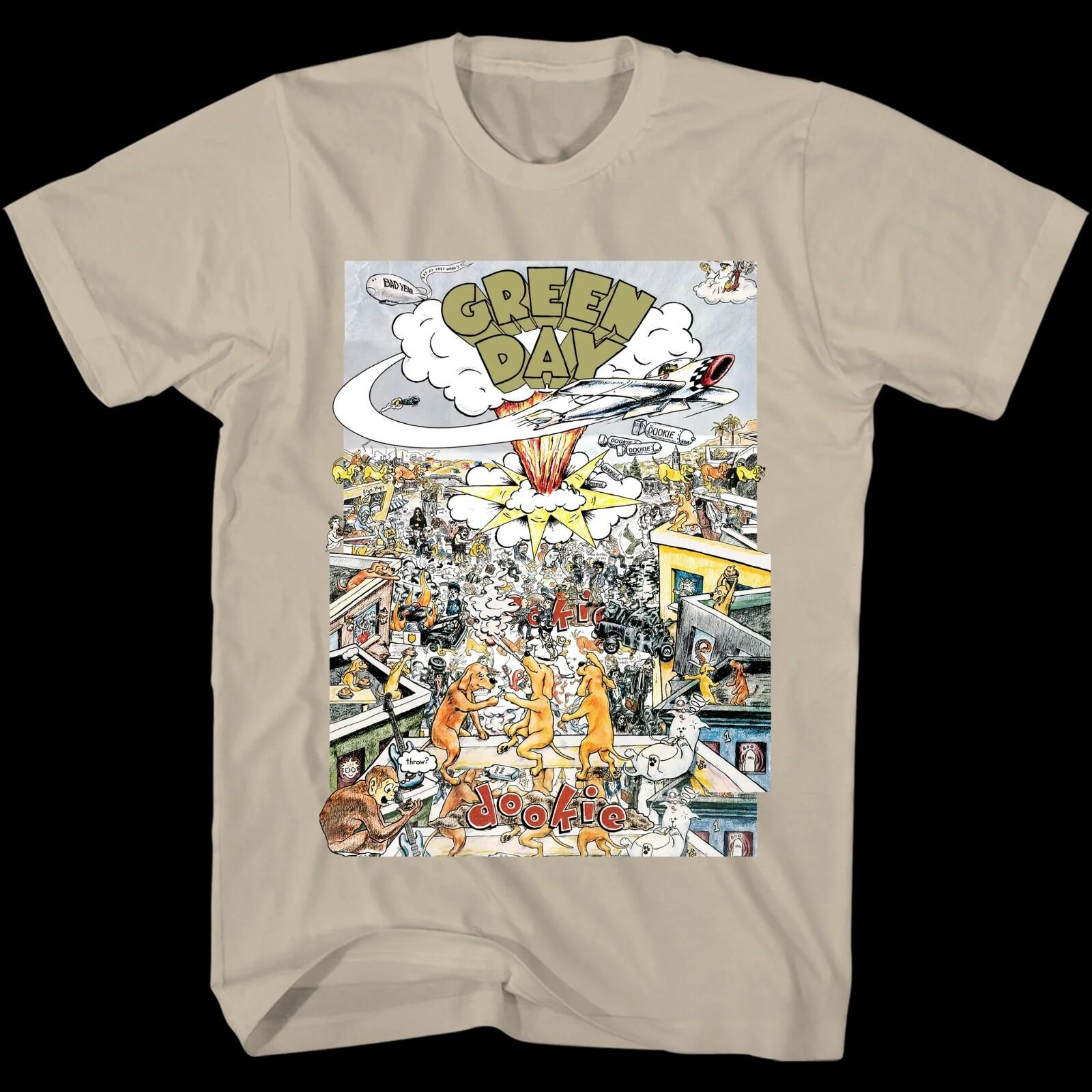 Green Day Dookie Album Mens T-shirt - Brand New - Band Tees XL