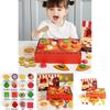Wooden Simulation Pizza Making Children Toy Set For Toddlers And Kids