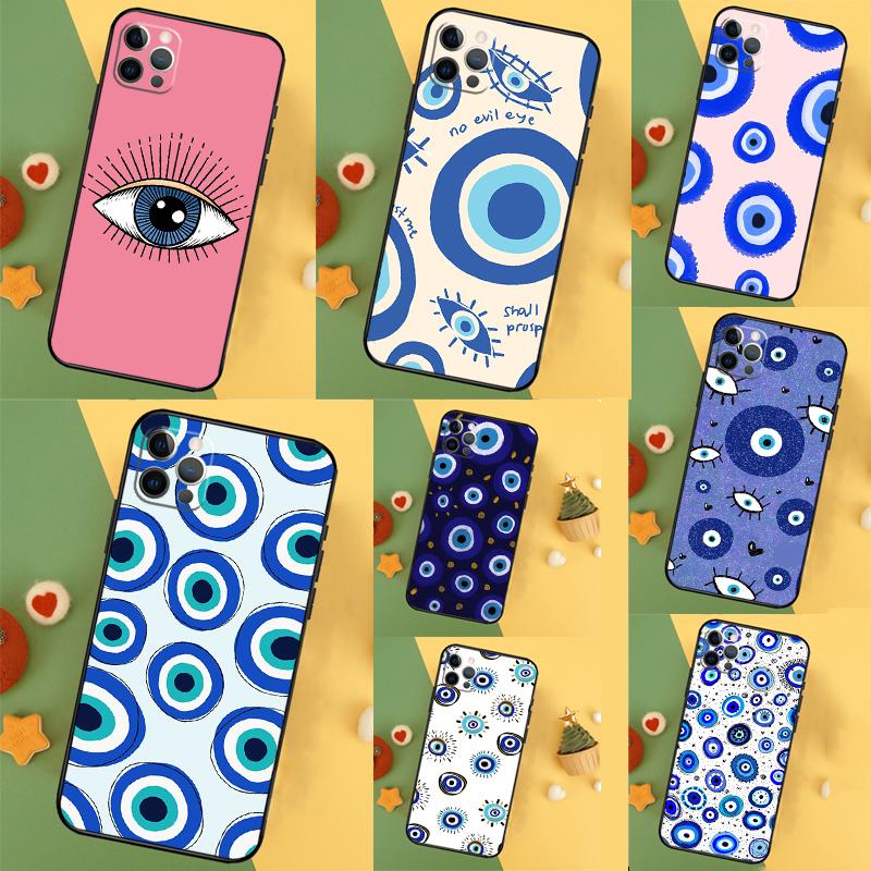 Evil Eye Lucky Eye Blue Case For Honor Magic 8 6 7 Lite Honor 400 200 Pro 50 70 90 X8c X8b X9a X9c X9b X9d Win Cover