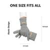 Winter Knitted Gloves Windproof Warm Women Touch Screen Driving Gloves Thickened Elastic Anti-Cold Full Finger Cycling Gloves