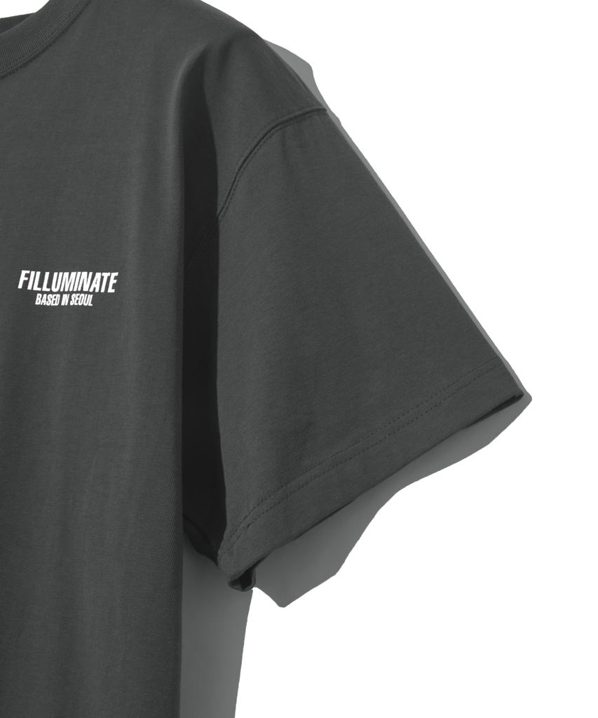 FILLUMINATE Contrast Graphic T-Shirt - Charcoal