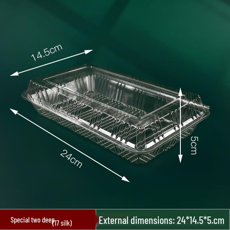 Sushi, Roast Duck, Pastry & Fruit Takeaway Box Set with Free Shipping & 100 Rubber Bands