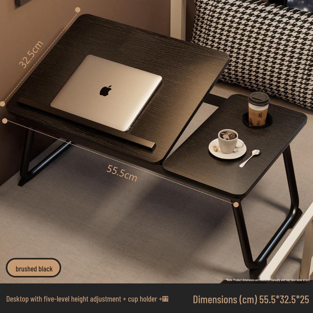 Adjustable Folding Bedside Table for Bedroom, Bay Window, or Dorm - Ideal for Study, Work, or Relaxation