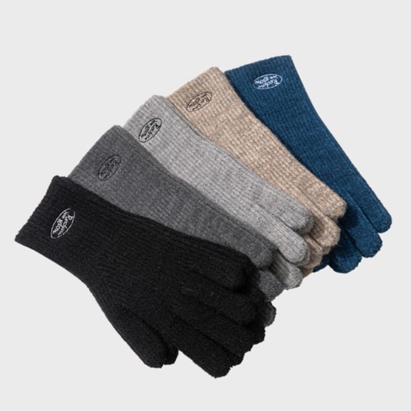 RECLOW [2PACK] KNIT LOGO GLOVES 5COLOR