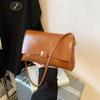 Retro High-end Small Square Bag Women's Winter New Fashion Casual Shoulder Bag Niche Trend Bag