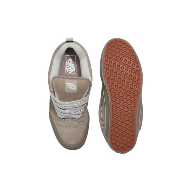 Vans Knu Skool Fashion Trend Low-Top Skate Shoes Unisex Sneakers Brown VN0009QCCH8