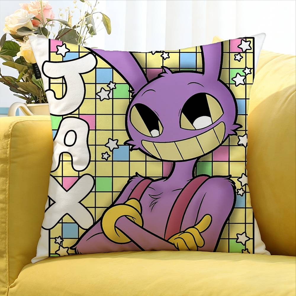 Jax Brooches Cartoon Various Sizes Square Pillow Case For Car Home Bedchamber Decor