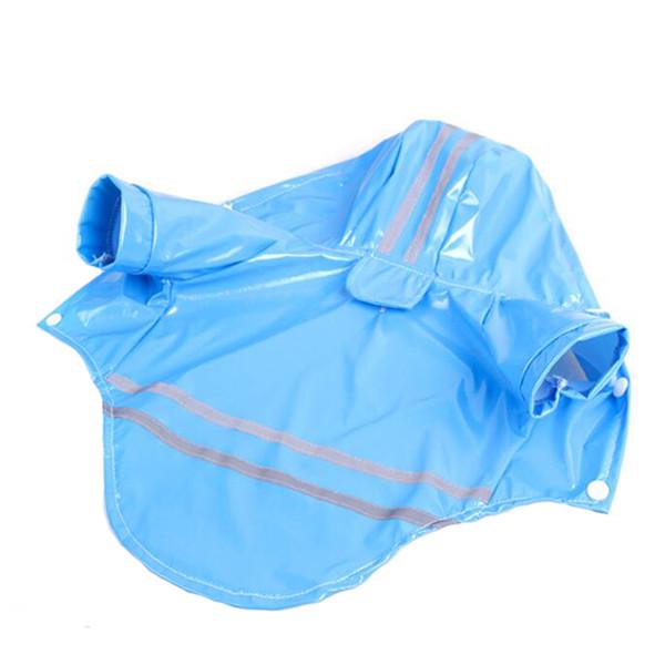 Haustier Hund Regenmantel Jacke Welpe Wasserdicht Kapuze Windschutz Kleidung Leichtgewicht