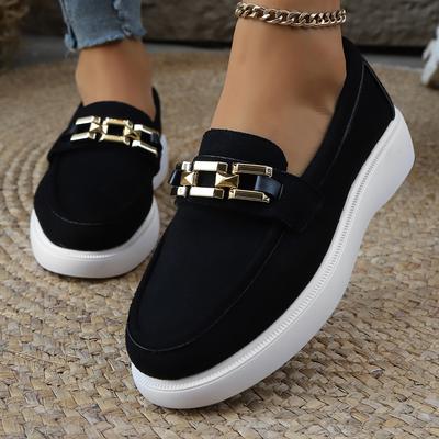 Nowy Trend Damskie Mokasyny Wygodne Antypoślizgowe Sneakersy Kobiety Trend Wiosna Jesień Buty Damskie Casualowe Buty na Platformie Femme