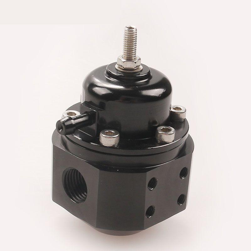 Black High Volume Adjustable Fuel Pressure Regulator