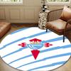 Celta Vigo Crest Design Round mat, Anti-slip Circle Carpet Chair rug For livingroom,Bedroom, doormat home decor Gift Christmas Gifts