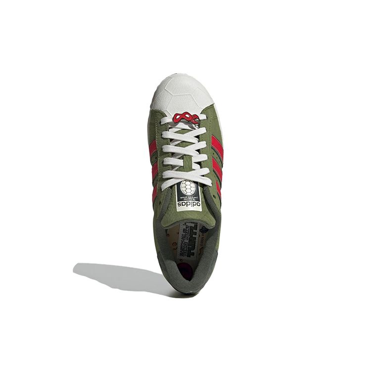 Teenage Mutant Ninja Turtles X Adidas Superstar Shell-Toe Unisex Sneakers Green Craft-Green Pantone IF9280