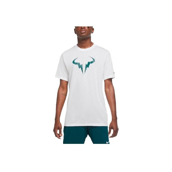 

Nike Rafa Повседневная спортивная теннисная футболка с круглым вырезом и коротким рукавом для мужчин, белые DA5400-100 M